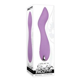 Evolved Lilac G Rechargeable Silicone G Spot Vibrator Purple