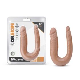 Dr. Skin Mini Double Dong Realistic 12 in. Dual Ended Dildo Tan