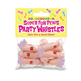 Super Fun Penis Party Whistles 6 Pack
