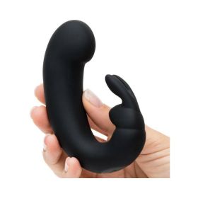 Fifty Shades of Grey Sensation Rechargeable Silicone G Spot Rabbit Vibrator Black