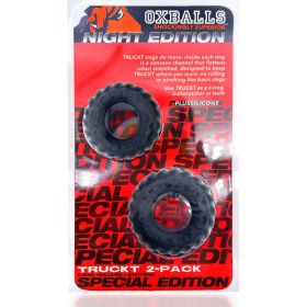 OxBalls Truckt 2 Piece Cockring Plus+Silicone Special Edition Night
