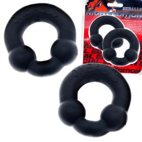 OxBalls Ultraballs 2 Pack Cockring Plus+Silicone Special Edition Night