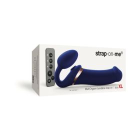 Strap On Me Multi Orgasm Bendable Strapless Strap On Night Blue XLarge