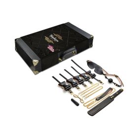Temptasia Safe Word 10 Piece Bondage Kit with Suitcase Black