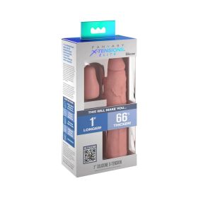 Fantasy X tensions Elite 7 in. Silicone Sleeve with 1 in. Extender Beige