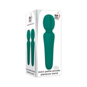 A&e Eve's Petite Private Pleasure Wand Silicon Rechargeable Green