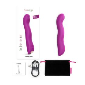 Love To Love Swap Rechargeable Triple Motor Tapping Silicone G Spot Vibrator Sweet Orchid