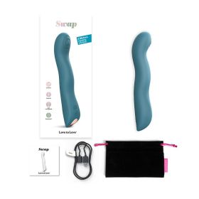 Love To Love Swap Rechargeable Triple Motor Tapping Silicone G Spot Vibrator Teal Me