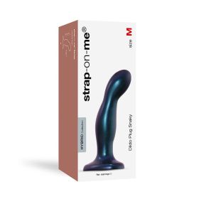 Strap On Me Dildo Plug Snaky Metallic Blue Medium