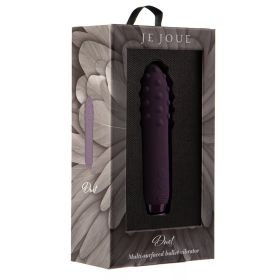 Je Joue Duet Rechargeable Silicone Multi Surfaced Bullet Vibrator Purple