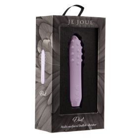 Je Joue Duet Rechargeable Silicone Multi Surfaced Bullet Vibrator Lilac