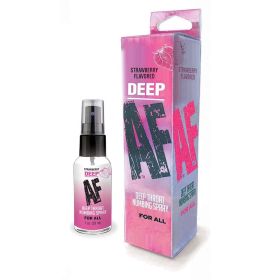 Deep AF Strawberry Flavored Deep Throat Numbing Spray