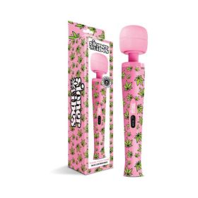 Stoner Vibes Wacky Weed Wand Massager Pink Kush
