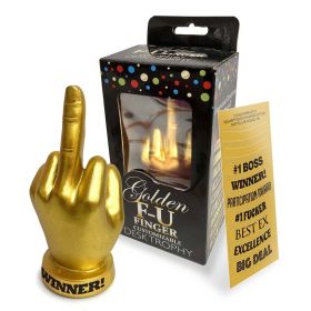 Golden F U Finger Trophy
