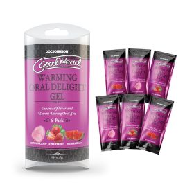 Goodhead Warming Oral Delight Gel Multi Flavor 6 Pack 0.2