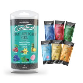 GoodHead Oral Delight Gel Multi Flavor Classic 6 Pack 0.2