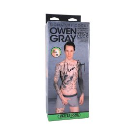 Signature Cocks Owen Gray 9 in. ULTRASKYN Dildo with Vac U Lock Suction Cup