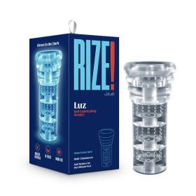 RIZE! Luz Glow in the Dark Self Lubricating Stroker Clear