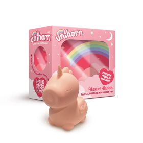 Unihorn Heart Throb Pulsing Vibrator Pink