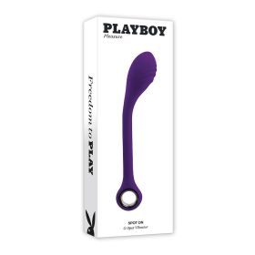 Playboy Spot On Rechargeable Posable Silicone G Spot Vibrator Acai