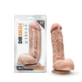 Dr. Skin Mr. D Realistic 8.5 in. Dildo with Balls