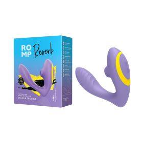 ROMP Reverb Rechargeable Silicone Clitoral and G Spot Stimulator Purple