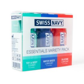 Swiss Navy Essentials Variety Pack 3 Piece 1 oz.