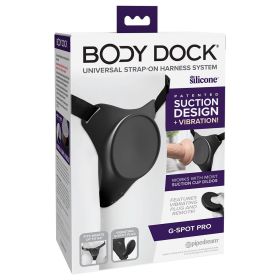 Body Dock G Spot Pro Vibrating Silicone Strap On Harness