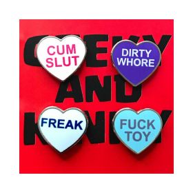Geeky & Kinky Heart Pin 4
