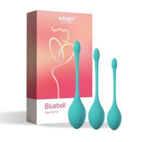 Honey Play Box Bluebell Floral Weighted Kegel Ball 3 Piece Set