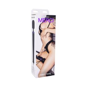 Merci Power Wand Ultra Powerful Silicone Wand Massager Black Violet