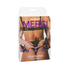 Merci Tush Trainer 3 Piece Silicone Plug Set Black
