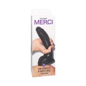 Merci The Perfect P Spot Cock 9.5 in. Dildo with Removable Vac U Lock Suction Cup