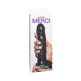 Merci Squirting Cumplay Cock 10 in. Dildo with Removable Vac U Lock Suction Cup