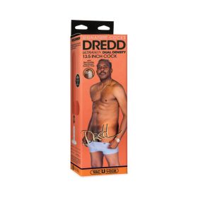 Signature Cocks Dredd ULTRASKYN Cock with Removable Vac U Lock Suction Cup 13.5in Chocolate