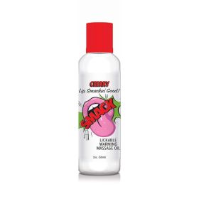 Smack Lickable Massage Oil Cherry