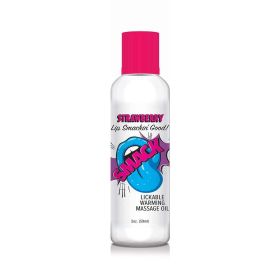 Smack Lickable Massage Oil Strawberry