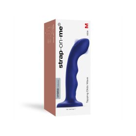 Strap On Me Tapping Dildo Wave Night Blue