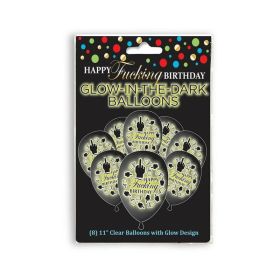 Happy Fucking Birthday Glow in the Dark Balloons 8