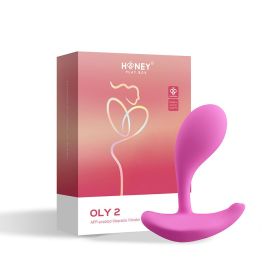 Honey Play Box Oly 2 Pressure Sensing App Enabled Wearable Vibrator Pink