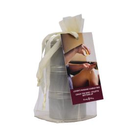 Earthly Body Hemp Seed Valentine 2025 3 in 1 Massage Candle Trio Gift Set