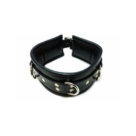 Rouge Leather Padded Collar