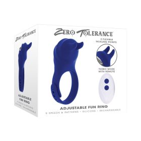 Zero Tolerance Adjustable Fun Ring Rechargeable Vibrating c ring