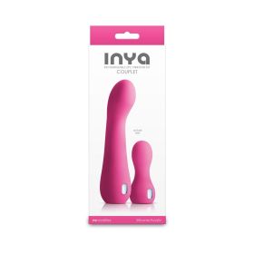 INYA Couplet Rechargeable 2 Piece Vibrator Kit Pink