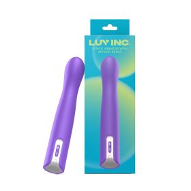 Luv Inc Gb63: G Spot Vibrator With Moving Beads Purple