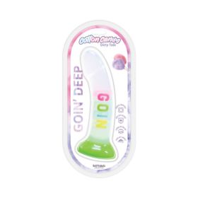 Cotton Candy Dirty Talk Goin'' Deep 7 in. Silicone Dildo