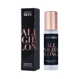 Simply Sexy Pheromone Perfume Oil Roll On All Night Long 0.3 4 oz.