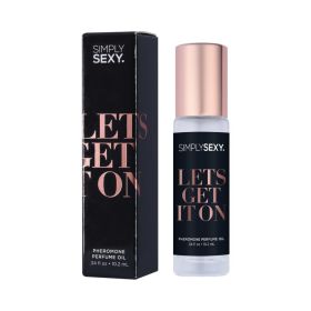 Simply Sexy Pheromone Perfume Oil Roll On Let''s Get It On 0.3 4 oz.