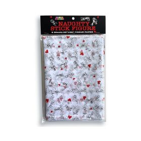 Naughty Stick Figure Tissue Paper