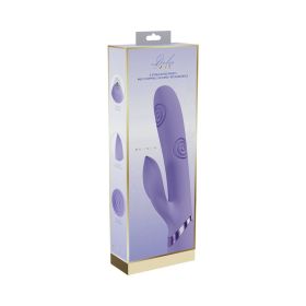VIVE Fronda Rechargeable G Spot and Tapping Leaf Clit Stimulator Lavender